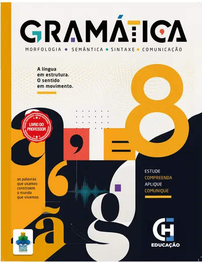 Capa do Livro Gramática - 8º Ano