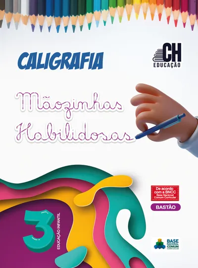 Capa do Livro Mãozinhas - Bastão 3 Anos